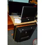 A HUMAX 19' FSTV, a Samsung 32' FSTV (damage to screen - spares and repairs), together with a