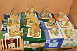 TWELVE BOXED LILLIPUT LANE SCULPTURES, from collectors free gift/symbol of membership to include '
