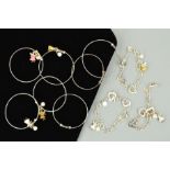 TEN MAINLY CHILDREN'S MOLLY BROWN BRACELETS AND BANGLES to include seven expandable bangles, some