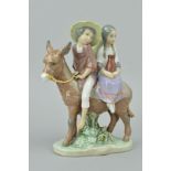 A LLADRO FIGURE GROUP, 'Ride in the Country' No5354, sculptor Jose Puche, approximate height 19.5cm