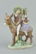 A LLADRO FIGURE GROUP, 'Ride in the Country' No5354, sculptor Jose Puche, approximate height 19.5cm