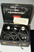 A CASED OSBORNE GARRETT & CO LTD 'BEAMU' VIOLET RAY HIGH FREQUENCY APPARATUS, not tested, appears