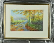 JAMES D.PRESTON 'GOLDEN DAYS', a limited edition print 256/500, signed in pencil, mounted, framed