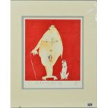 SAMANTHA BARNES 'ONE MAN AND HIS DOG', a limited edition print 196/500, signed, titled and