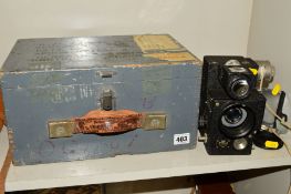 AN AERONAUTICAL AND GENERAL INSTRUMENTS DAIL CAMERA MK5, in grey painted wooden military case and