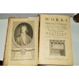 THE WORKS OF CHAUCER, published by Bernard Lintot, 1721, the first John Urry edition using Roman