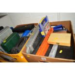 TWO BOXES OF CASED DIY TOOLS comprising of drills, screws, socket sets, etc (2)