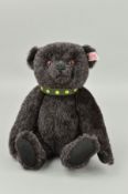 AN UNBOXED STEIFF BLACK ALPACA COLLECTORS BEAR, 'Jack', No.662546, Limited Edition No.588 from 2007,