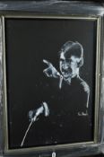 TIM STEWARD (BRITISH CONTEMPORARY) 'SYMPHONY II', a portrait study of an orchestra conductor, signed