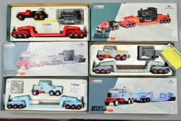 THREE BOXED CORGI CLASSICS HEAVY HAULAGE SERIES SETS, Hills of Botley Scammell Constructor, No.