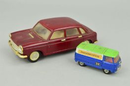 AN UNBOXED CORGI TOYS COMMER VAN 'HAMMONDS', No.462, Limited promotional issue, lightly playworn