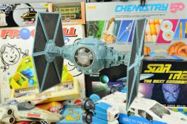 A PART BOXED KENNER STAR WARS X-WING FIGHTER, not complete, an unboxed Kenner TIE Fighter, unboxed