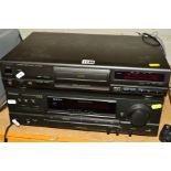 A TECHNICS SL-PG490 CD PLAYER and a SA-EX140 stereo receiver (one remote) (2)