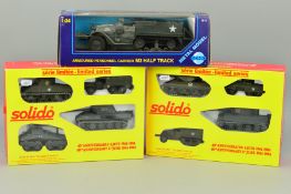 TWO BOXED SOLIDO DIECAST 40TH ANNIVERSARY D-DAY 6TH JUNE 1944-1984 LIMITED EDITION SETS A & B,