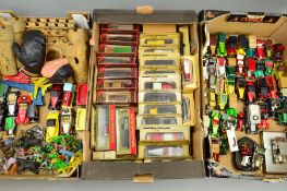 A QUANTITY OF BOXED AND UNBOXED MATCHBOX 'MODELS OF YESTERYEAR', OTHER DIECAST VEHICLES AND TOYS, to