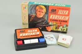 A 1960'S BOXED M.B ILYA KURYAKIN THE MAN FROM U.N.C.L.E. CARD GAME, No.4662, appears complete and in