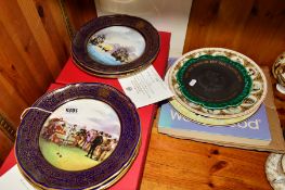 A SET OF SIX BOXED SPODE LIMITED EDITION 'ARMADA PLATES' all with different numbers from edition