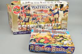 A BOXED AIRFIX 'THE BATTLE OF WATERLOO' SET MODEL KIT, No.A50048, 1/72 scale, box opened but all