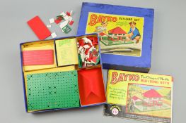 A BOXED BAYKO NO.1 BUILDING SET, contents not checked but appears largely complete and with