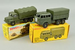 A BOXED FRENCH DINKY TOYS BERLIET 6 X 6 ALL-TERRAIN TRUCK, No.80-D, version with concave hubs,