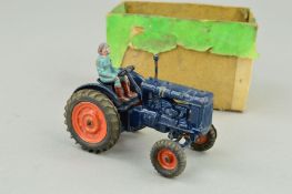 A PART BOXED BRITAINS FORDSON MAJOR E27N TRACTOR, No.128F, playworn condition, rear towing hitch