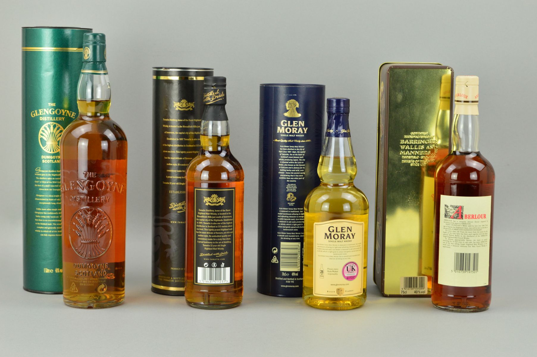 FOUR BOTTLES OF SINGLE MALT, comprising a bottle of Glengoyne Single Highland Malt Scotch Whisky, - Image 3 of 6