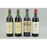 THREE BOTTLES OF SAINT JULIEN AND A BOTTLE OF SAINT ESTEPHE, comprising a bottle of Chateau Leoville