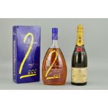 A BOTTLE OF MOET & CHANDON 1966 DRY IMPERIAL CHAMPAGNE, fill level 2cm from base when bottled