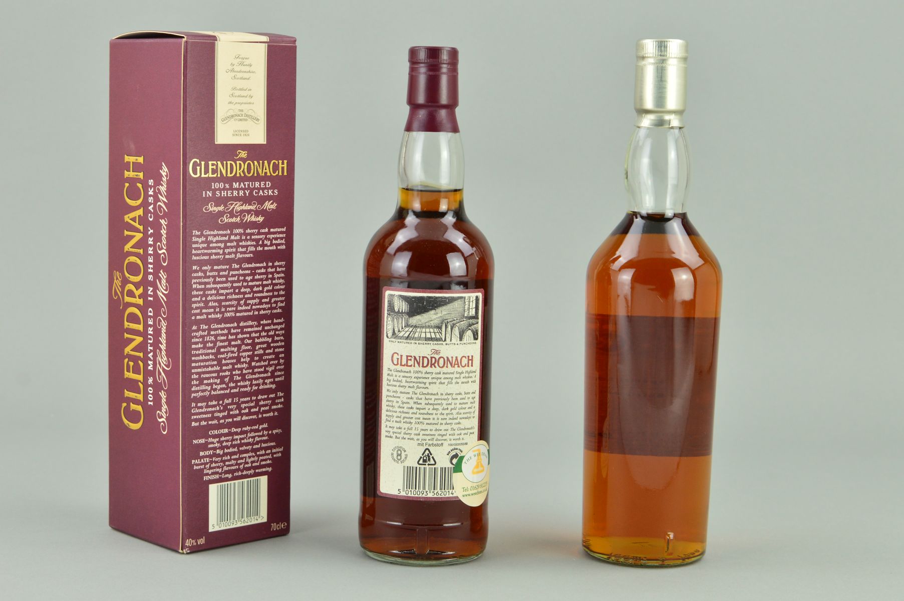TWO BOTTLES OF EXCEPTIONAL SINGLE MALT, comprising a bottle of Cragganmore Single Speyside Malt ' - Image 3 of 8