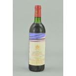 A BOTTLE OF CHATEAU MOUTON ROTHSCHILD, 1980, 1er cru, ullage consistent with year