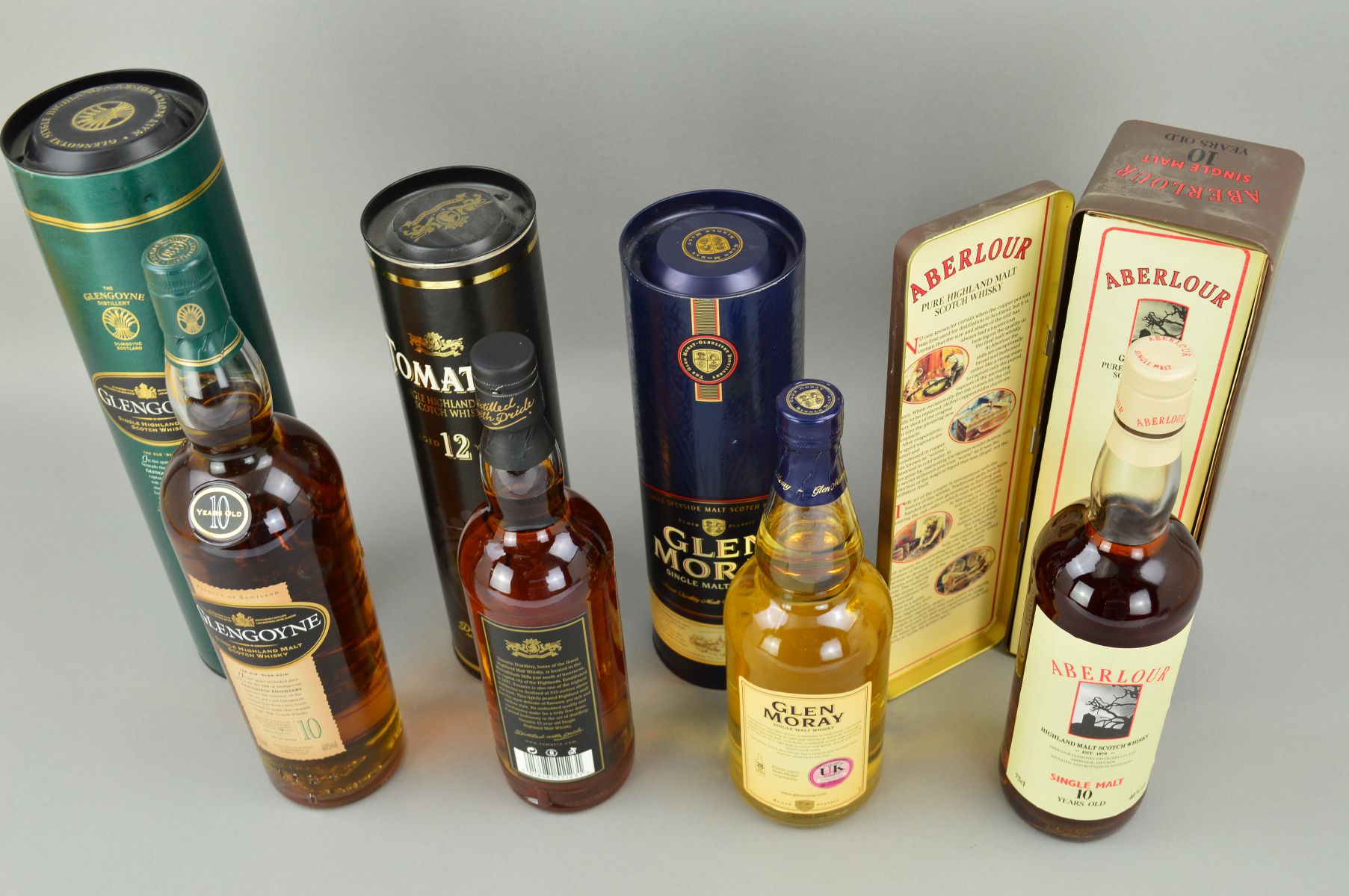 FOUR BOTTLES OF SINGLE MALT, comprising a bottle of Glengoyne Single Highland Malt Scotch Whisky, - Image 5 of 6