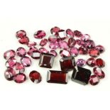 A COLLECTION OF TOPAZ GEMSTONES, various mixed cuts and sizes from 0.20ct - 10.73ct, to include