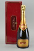 A BOTTLE OF KRUG CHAMPAGNE GRAND CUVEE, boxed