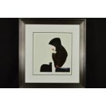 MACKENZIE THORPE (BRITISH CONTEMPORARY), 'She Loves Me', an artist proof print 37/85, depicting a