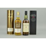 TWO BOTTLES OF CAOL ILA SINGLE MALT SCOTCH WHISKY, comprising a bottle of Caol lla Natural Cask