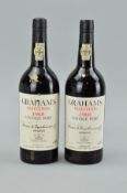 TWO BOTTLES OF EXCELLENT VINTAGE PORT, comprising two bottles of Graham's Malvedos 1968 vintage,