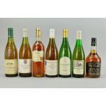 SEVEN BOTTLES OF FRENCH WHITE WINE FROM EASTERN FRANCE, comprising a bottle of Chablis Grand Cru
