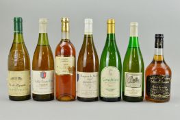 SEVEN BOTTLES OF FRENCH WHITE WINE FROM EASTERN FRANCE, comprising a bottle of Chablis Grand Cru
