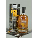 A BOTTLE OF PORT CHAROLTTE PC5 EVOLUTION 2001, CASK STRENGTH ISLAY SINGLE MALT, bottle No.3608 of