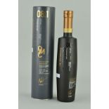 A BOTTLE OF BRUICHLADDICH OCHDAMH-MOR MASTERCLASS 08.1, a heavily peated Islay Single Malt, 59.3%