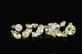 A SELECTION OF OLD EUROPEAN, OLD MINE AND OLD CUSHION DIAMONDS, approximate average sizes from 0.