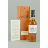 A BOTTLE OF THE NOW VERY RARE WILLIAM GRANT & SONS LADYBURN SINGLE MALT SCOTCH WHISKY, vintage