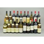 A COLLECTION OF TWENTY BOTTLES OF EUROPEAN RED AND WHITE WINE, (19 French, 1 Italian), comprising