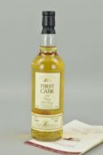 A BOTTLE OF FIRST CASK SPEYSIDE MALT WHISKY 1986, distilled 27th June 1986, a 21 year old