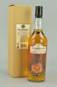 A BOTTLE OF BALMENACH SINGLE MALT SCOTCH WHISKY, distilled in 1973, aged 27 years, this is a Limited