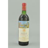 A BOTTLE OF CHATEAU MOUTON ROTHSCHILD, 1981, 1er cru, ullage consistent with year