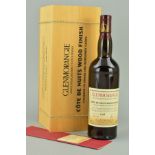 A BOTTLE OF GLENMORANGIE COTE DE NUITS WOOD FINISH 1975 SINGLE HIGHLAND MALT SCOTCH WHISKY, a