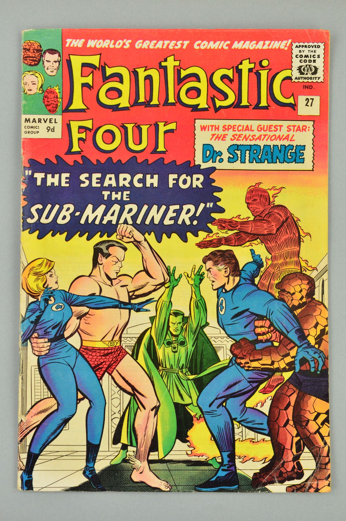 Fantastic Four (1961) #27, Published:June 10, 1964, The Invisible Girl is kidnapped by Namor the