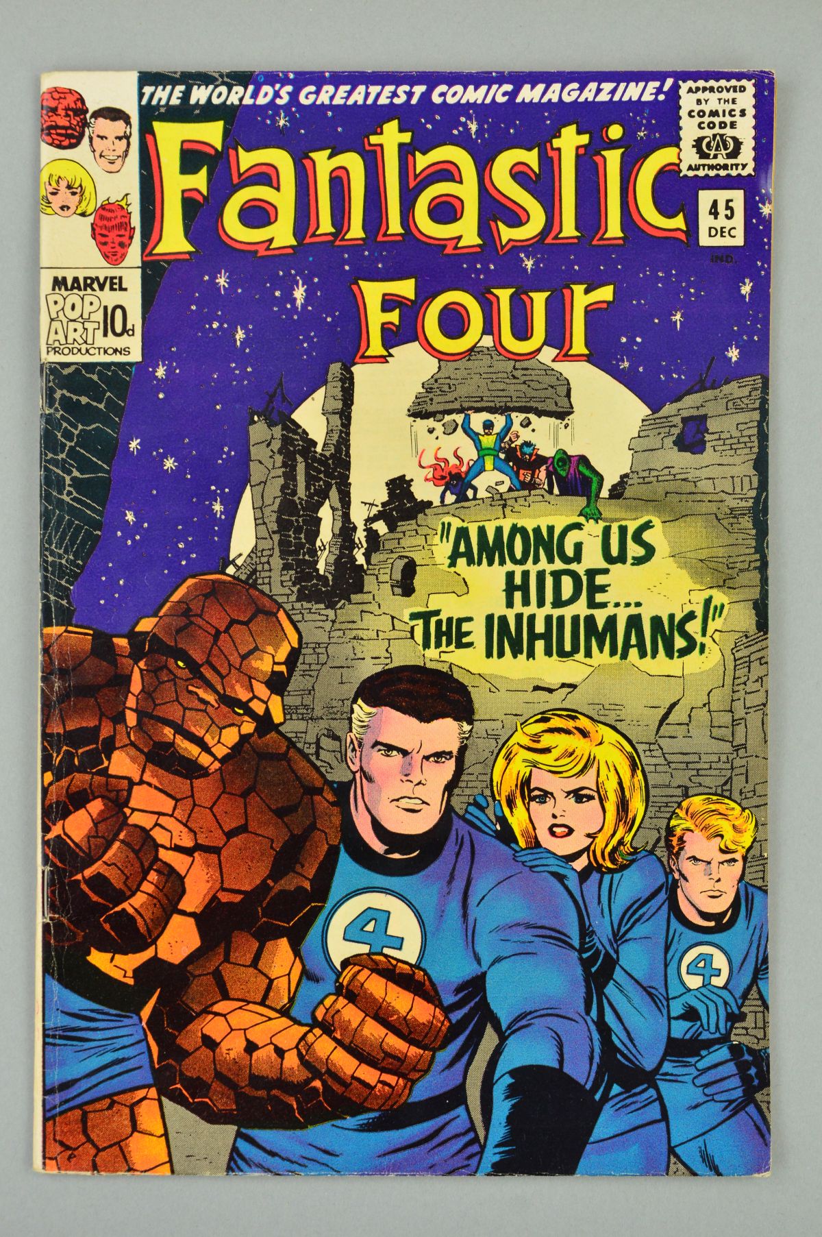 Fantastic Four (1961) #45, Published:December 10, 1965