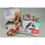 A PAIR OF BORDELLO LADIES SHOES WORN BY PALOMA FAITH, size 8, won as a competition prize, in